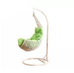 H1240mm W800mm Rattan Egg Swing Chair , Rattan Egg Chair Outdoor All Weather Use