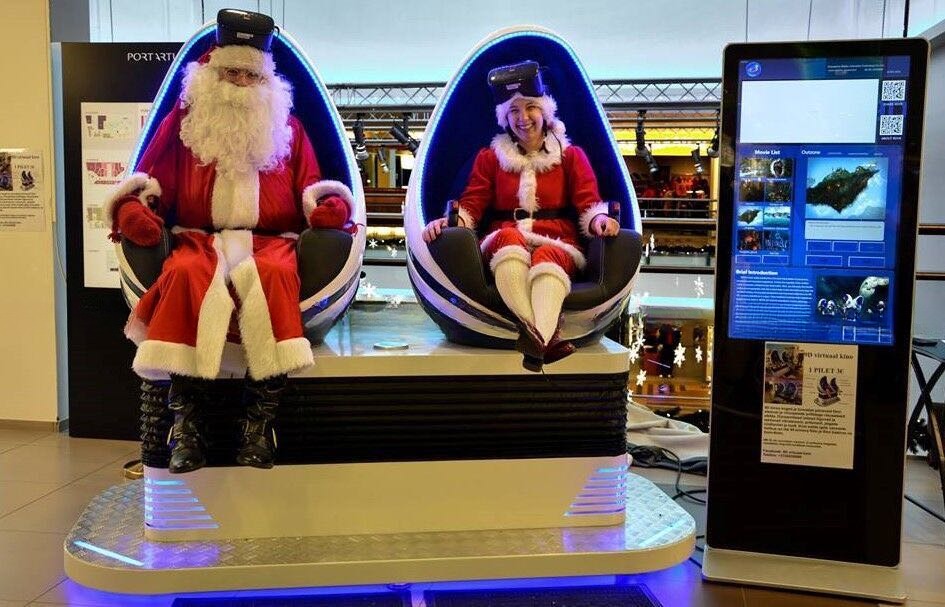 Dreamland Virtual Reality Cinema 2 Player 9D VR Egg Cinema Multiplayer Equipment VR Simulator