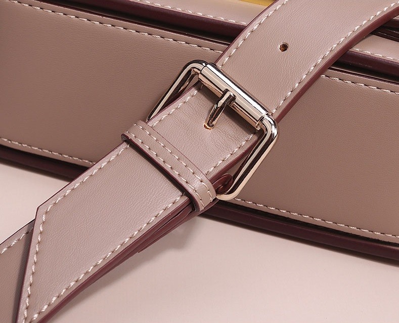 PU Leather Strap Clutch Small Square Satchel Purse Crossbody Shoulder Bag for Women