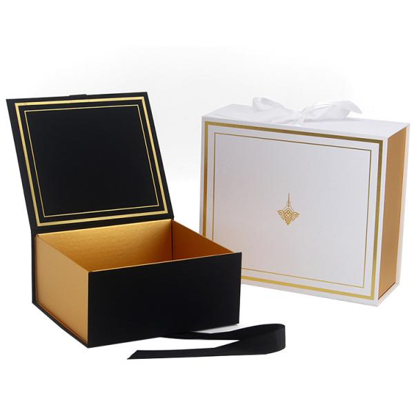 Buy cheap Large Empty Luxury Gift Folding Paper Packaging Box Magnet Closure from wholesalers