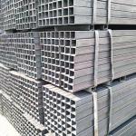 Black Square Mild Steel Pipe Tube Q345 Q235 Q215 MAterial 40mm Thickness