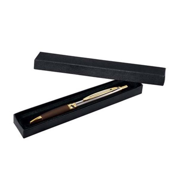 Buy cheap custom black special texture paper pen box luxury gift pen box high end pen packaging box from wholesalers