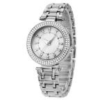 Waterproof Brass Wrist Watch Quartz 18K Gold Plated Ladies Czech Stones