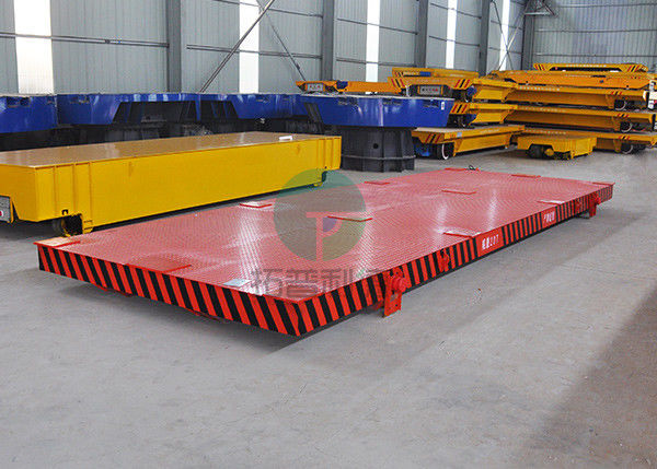 Custom Mold Transport Flat Rail Vehicle Steel Pipe Transfer Trolley on Track