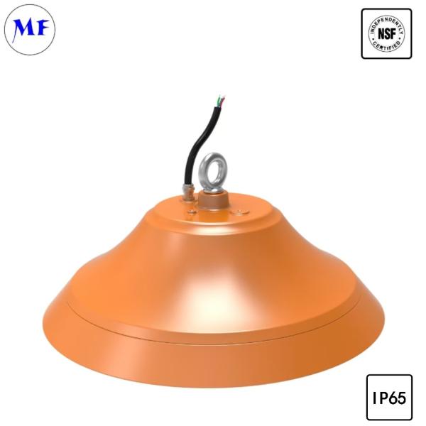 120W IP65 NSF LED High Bay Food Light High Power 5 Years Warranty 150lm/W CRI80+