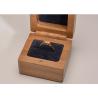 Buy cheap Custom Made Solid Wood Jewelry Box , Small Wedding Ring Packaging Box with Luxury Lining from wholesalers