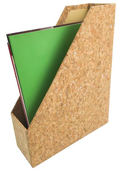 Buy cheap Stationery Cork Magazine Holder Desk Organizer Dampproof 30x15x24cm from wholesalers