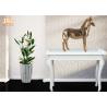 Buy cheap Decorative Gold Leaf Polyresin Animal Figurines Horse Sculpture Table Statue from wholesalers