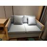 Buy cheap Fabric Upholstery Hotel Room Sofa Solid Wood Frame Sofa 1600*900*820mm 2 Seaters from wholesalers