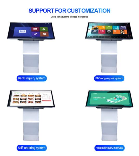 Qtenboard 43 49 55 Inch Indoor Vertical Android Advertising Video Display