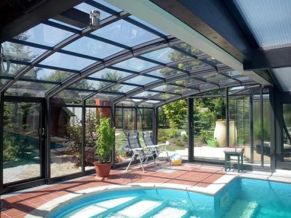 Buy cheap Aluminum Alloy Balcony Glass Sunroom Transparent Cube Shape from wholesalers