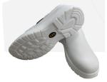 Anti Static Safety Shoes Low Top White Steel Toe Anti Smash And Anti Puncture