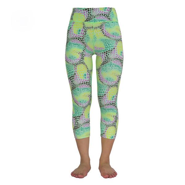 Buy cheap Fashion Breathable Yoga Workout Clothes , Ladies Gym Leggings 3/4 Length from wholesalers