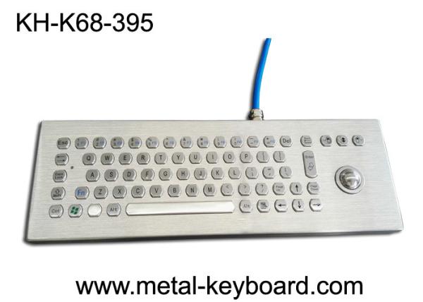 Buy cheap Desktop Rugged Metal Industrial Computer Keyboard with Trackball Mouse from wholesalers