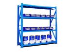 Buy cheap Supermarket Warehouse Medium Duty Shelving Boltless 4 Tier Adjustable Shelf from wholesalers