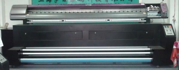 Buy cheap Textile Fabric Sublimation Printer Eco solvent / DX7 Printhead CMYK Color from wholesalers