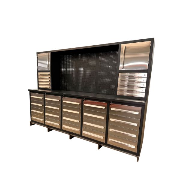 Arbitrary Combination Steel Workbench with Heavy Duty Wheels and Powder Coat Finish