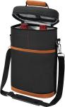 2 Bottle Wine Carrier Tote, Insulated Leakproof Wine Cooler Bag, Wine Travel Bag