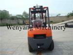 3 Ton Diesel Forklift Truck With Sanitation Fork Isuzu C240 500mm Load Center