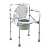 Buy cheap Economic Hospital Toilet Portable Commode Chair With Bedpan Chromed Steel from wholesalers