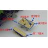 Buy cheap Handbag hardware suppliers wholesale light gold metal push lock from wholesalers