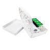 Buy cheap SC/APC Gray 4 Cores Plastic Fiber Optic Faceplate Socket Panel for Indoor Network FTTH from wholesalers