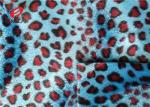 Leopard Print Polyester Velvet Upholstery Fabric Velboa Velour Short Hair Fabric