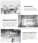 Commercial Hotel Equipment 30L Capacity LGP/NG Gas Stove Power 4-12 Kw Low Gas