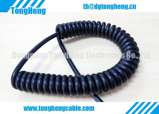 Buy cheap 6 Conductors PUR Jacket Coiled Spiral Cable from wholesalers