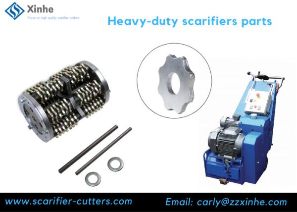 Buy cheap 350mm Floor Scarifier 8 Points TCT Carbide Shaft Drum from wholesalers
