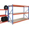 Buy cheap Warehouse Storage Longspan Racking / Iron Shelf Rack Medium Duty from wholesalers