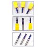 Buy cheap 4Flute HRC65 Carbide End Mill Cutters with Nano Blue Coating for Mould Steel/Stainless Steel and Other Hard Metals from wholesalers