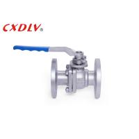 Buy cheap Handle Operated Full Port Flanged Ball Valve Double Flange Ends GB Standard product