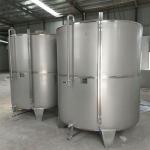 Customized 1000L Water Liquid Stainless Steel Storage Tank with Durable