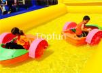 0.9mm thickness PVC tarpaulin Inflatable water pool with arch roof above