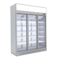 Buy cheap Commercial upright glass door freezer, auto defrost frozen food display product