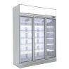 Buy cheap Commercial upright glass door freezer, auto defrost frozen food display refrigerator from wholesalers