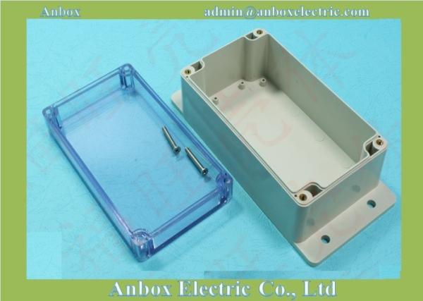 Buy cheap 195*90*60mm clear lid plastic waterproof box with wall mount flange from wholesalers