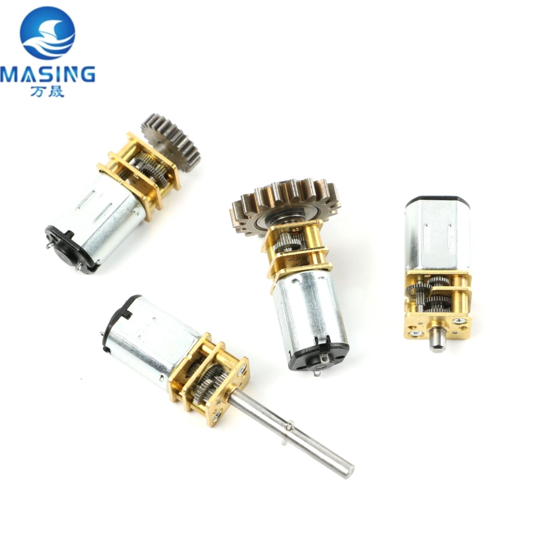 N20 Mini Gearbox DC Motor 6volt 60 Rpm DC Geared Motor For 3D Printer / Smart Lock