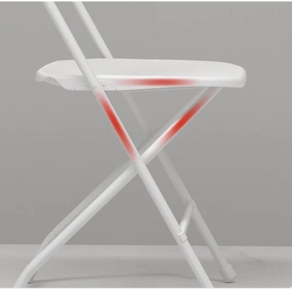 Indoor Commercial Plastic Folding Chairs Stackable Plastic Folding Chairs