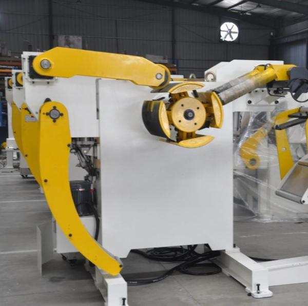 Buy cheap 3 In 1 NC Servo Decoiler Straightener Feeder Roll Diameters 100mm from wholesalers