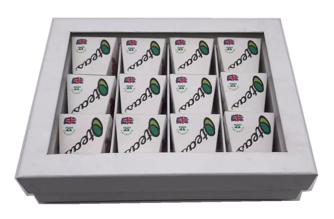 Matt / Gloss Lamination Cardboard Paper Box ISO9001 Approved For Tea Packaging