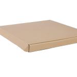Black Matte Lamination Paper Corrugated Shipping Box For Clothing From Recycle