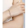 Buy cheap 0.07ct 18K Gold Diamond Bangle GDTC 18kt Yellow Gold Bangle Bracelet from wholesalers