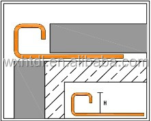 8mm Stainless Steel Metal Trim Corners For Countertops