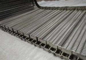 Wholesale Food Grade Chain Mesh Conveyor Belt , Stainless Conveyor Belt To Conveying Products from china suppliers