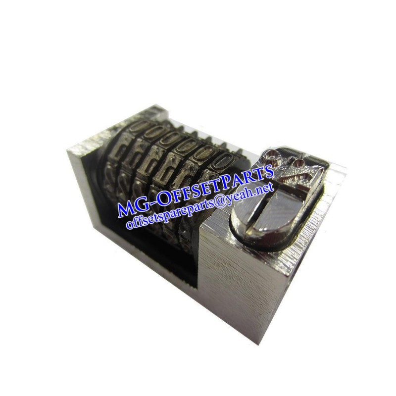 HD windmill letterpress numbering machine,6 digits forward