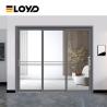 Buy cheap Modern 3 Panel Sound Insulation Proof Aluminum Glass Sliding Doors from wholesalers