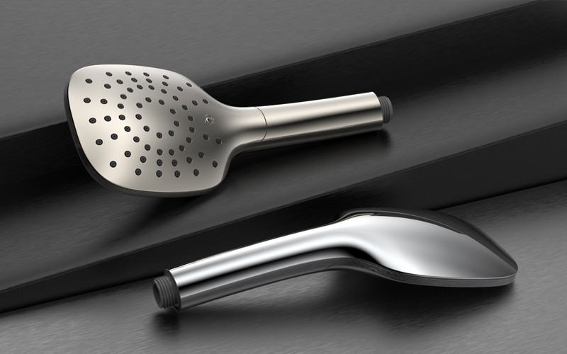 High And Short Luxury Bathroom Hotel Shower Head Buttons Can Change The Nozzle Method