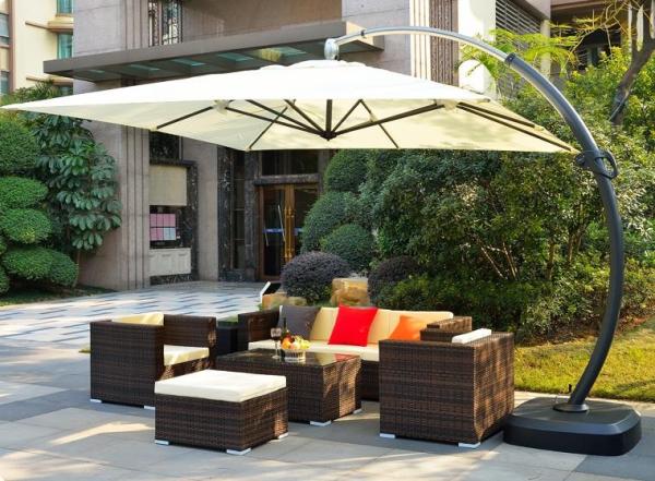 Buy cheap 3.5m sun umbrella hotel umbrella beach umbrellas garden umbrella from wholesalers